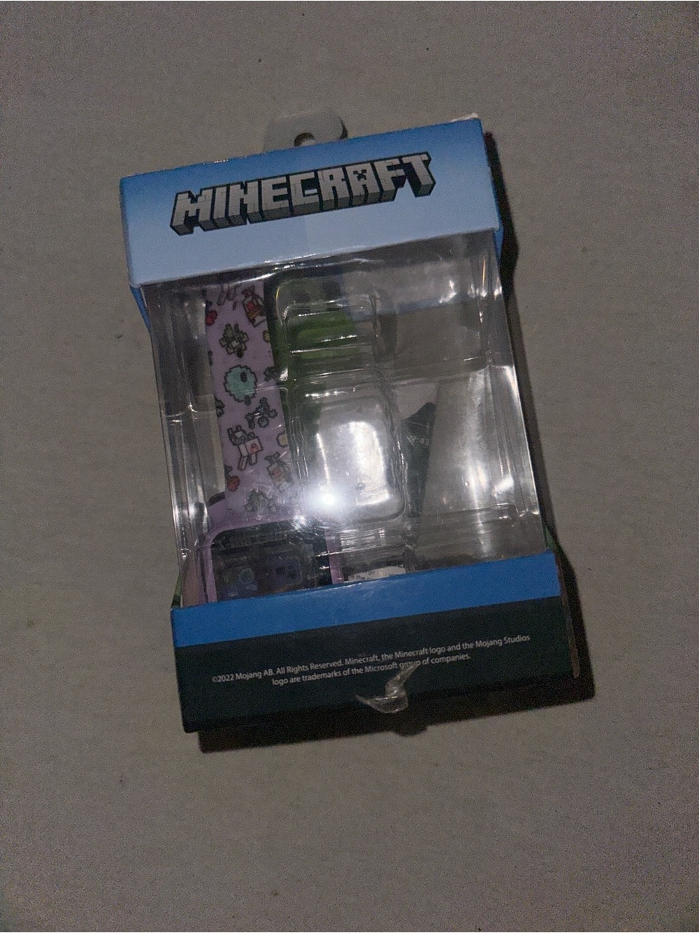 Minecraft Kids Digital Watch - Pink Character Band